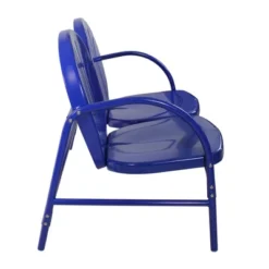 Northlight 47-Inch Outdoor Retro Tulip Loveseat, Blue 5 Northlight 47-Inch Outdoor Retro Tulip Loveseat, Blue -Home Decor GUEST 016a8533 8d0a 4737 ace2 37d081fd3e87