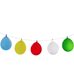 Northlight LED Inflatable Balloon Patio Light Set - Multi-Color - 10' Clear Wire - 10ct -Home Decor GUEST 04c7399a 8a5e 4e48 8663 3b6ad5cff5ac