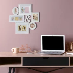 Northlight 27.75" White Multi-Size Collage Photo Picture Frame Wall Decoration -Home Decor GUEST 05c81535 c811 49b2 8dd2 25318e3337ac