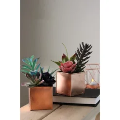 Northlight 7" Mixed Succulent Artificial Potted Arrangement - Green/Purple -Home Decor GUEST 094d1abd 9d6f 42ba 83f9 958853b443c3