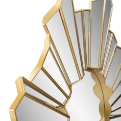 Northlight 25" Shiny Gold Sunburst Wave Glass Round Wall Mirror 7 Northlight 25" Shiny Gold Sunburst Wave Glass Round Wall Mirror -Home Decor GUEST 0bb27b76 7de6 45e8 8b21 a89471edb766