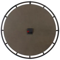 Northlight 23.5" Black Metal And Wood Country Rustic Round Wall Clock -Home Decor GUEST 0d97bb4f 1f6a 404d 8084 5745cbf549e2