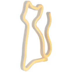 Northlight 9" White Cat LED Neon Style Sign 6 Northlight 9" White Cat LED Neon Style Sign -Home Decor GUEST 0da69052 e3fc 4dd7 99c1 519697407c59