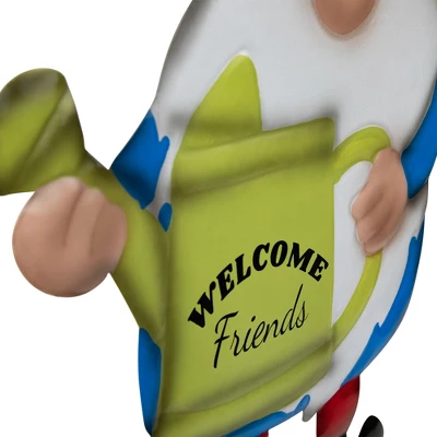 Northlight Welcome Friends Gnome Spring Outdoor Garden Stake - 22" - Orange 5 Northlight Welcome Friends Gnome Spring Outdoor Garden Stake - 22" - Orange - Image 5