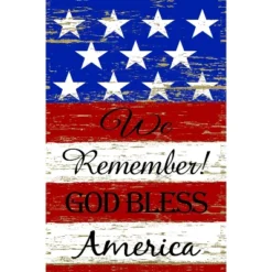 Northlight We Remember! Patriotic American Outdoor House Flag 40" X 28" -Home Decor GUEST 0e8cc93f aa56 439c bbad 7d9e911dc845 1