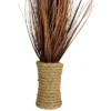 Northlight 34" Brown Artificial Grass Plant In A Rope Pot