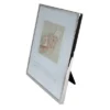 Northlight 10" Metallic Square 4" X 6" Baby Photo Picture Frame - Silver