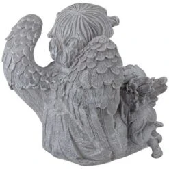 Northlight 8.25" Reading Angels With Book Outdoor Garden Statue -Home Decor GUEST 12853235 dc96 41c1 860b bb1487762d34