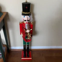 Northlight 36" Red And Green Christmas Nutcracker Soldier With Horn 9 Northlight 36" Red And Green Christmas Nutcracker Soldier With Horn -Home Decor GUEST 1293009e ccc4 40da 9f65 e0c7c7f99401