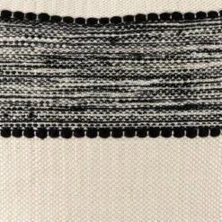 Northlight 20" Black And Cream Textured Block Handloom Woven Outdoor Square Throw Pillow -Home Decor GUEST 13febc26 635b 4c49 8eed 4b969fc78d1c