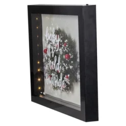 Northlight 14" Black Framed 3D "Baby It's Cold Outside" Christmas LED Decor Box 6 Northlight 14" Black Framed 3D "Baby It's Cold Outside" Christmas LED Decor Box -Home Decor GUEST 14519964 2a52 4948 a64a 4ecf288a0e6e