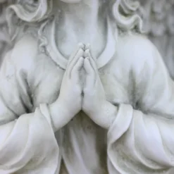 Northlight 24.5" Light Olive Green Praying Angel Decorative Outdoor Garden Statue -Home Decor GUEST 145aae59 edd4 4538 af5e 11bbd8b6051d