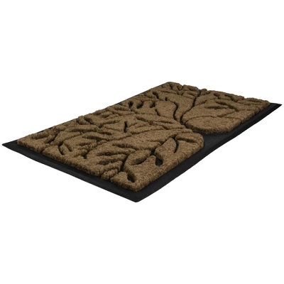 Northlight Tree Of Life Rectangular Coir Door Mat 29.5" X 17.75" 1 Northlight Tree Of Life Rectangular Coir Door Mat 29.5" X 17.75"