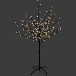 Northlight 4' LED Lighted Sakura Cherry Blossom Artificial Flower Tree - Warm White Lights -Home Decor GUEST 195c79b8 25de 4179 9970 eb0ba5ceeb43