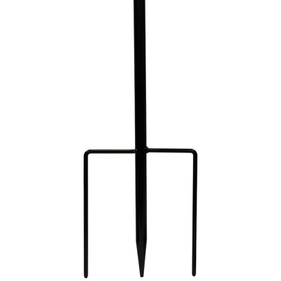 Northlight Blue Flower With Butterfly Outdoor Pinwheel Garden Stake - 4' 6 Northlight Blue Flower With Butterfly Outdoor Pinwheel Garden Stake - 4' - Image 6