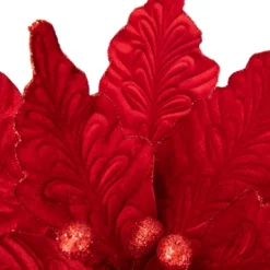 Northlight 24" Glittered Red Poinsettia Christmas Stem Spray 7 Northlight 24" Glittered Red Poinsettia Christmas Stem Spray -Home Decor GUEST 1bde0572 8abd 4fca 8a8d f38c49699b88