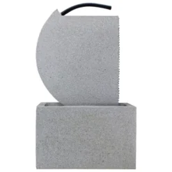 Northlight 20" Gray Modern Style Rainfall Outdoor Water Fountain -Home Decor GUEST 1bfd2a5c 51b6 46d1 9fdc eeaf7c0983f8