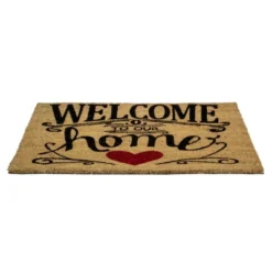 Northlight Natural Coir "Welcome To Our Home" Rectangular Doormat 18" X 30" 6 Northlight Natural Coir "Welcome To Our Home" Rectangular Doormat 18" X 30" -Home Decor GUEST 1c440c7c f5fa 4040 93ad fb2db4c3dde9