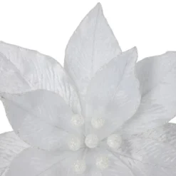 Northlight 24" White Glittered Poinsettia Christmas Stem Spray 6 Northlight 24" White Glittered Poinsettia Christmas Stem Spray -Home Decor GUEST 1e837523 e0c1 4a1d a047 7a57aefcf3d5