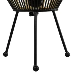 Northlight Oval Cage-Style Iron Table Lamp - 20" - Black And Gold -Home Decor GUEST 20a85ec4 66ac 49c7 b50b 98352ad31d18