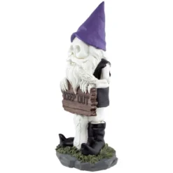 Northlight 11.75" Gnome Skeleton "Keep Out" Halloween Decoration -Home Decor GUEST 23a09fc2 6dda 4f29 bc9d fc5590eff74f