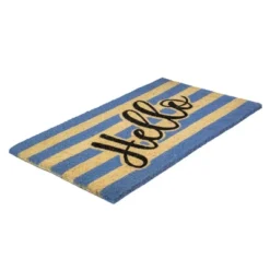 Northlight Natural Coir "Hello" Outdoor Rectangular Doormat 18" X 30" -Home Decor GUEST 2494952a afa0 4bd4 a85b cb790c3da834
