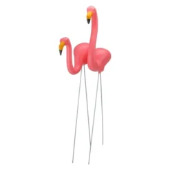Northlight 2ct Tropical Flamingo Outdoor Garden Lawn Stakes 30" - Pink -Home Decor GUEST 24a4d735 202a 455e b75e adb15271d89a