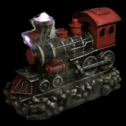 Northlight 38" Prelit LED Vintage Locomotive Train Outdoor Patio Garden Water Fountain - Red/Black -Home Decor GUEST 25cc4c0e ead3 4869 9d47 3e5756f19f4c