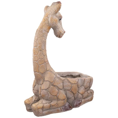 Northlight Giraffe Outdoor Ceramic Garden Planter - 17" 3 Northlight Giraffe Outdoor Ceramic Garden Planter - 17" - Image 3