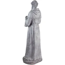 Northlight 28" St. Francis With Bird Outdoor Garden Statue -Home Decor GUEST 289030dc 81c6 4def b7f7 f3360323088f