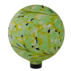 Northlight 10" Yellow And Green Hand Painted Swirled Outdoor Patio Garden Gazing Ball 5 Northlight 10" Yellow And Green Hand Painted Swirled Outdoor Patio Garden Gazing Ball -Home Decor GUEST 2a85ca7e 1ae8 4ff1 b3d0 99c60332e3ff