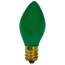 Northlight Pack Of 4 Green Opaque C7 Christmas Replacement Bulbs