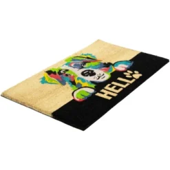 Northlight Ivory And Black "Hello" Multicolor Dog Outdoor Coir Doormat 18" X 30" 8 Northlight Ivory And Black "Hello" Multicolor Dog Outdoor Coir Doormat 18" X 30" -Home Decor GUEST 2cab1f86 684f 45db b1fc 10a6d5f82477