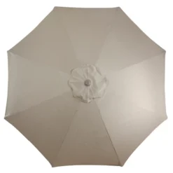 Northlight 9ft Outdoor Patio Market Umbrella With Hand Crank And Tilt - Taupe -Home Decor GUEST 2ea9b64f 9791 49e3 95da e5dad02cc328