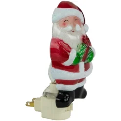 Northlight 6.75" Santa With Gift Frosted Christmas Night Light -Home Decor GUEST 2ef7707a 9a84 4bf5 80fb b2d9335ae9dc