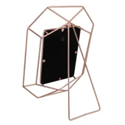 Northlight 11" Contemporary Hexagonal 4" X 6" Photo Picture Frame - Rose Gold -Home Decor GUEST 35813ea8 1b61 4b03 b227 5a1b514ae439