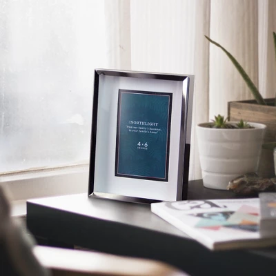 Northlight 8" Contemporary Rectangular 4" X 6" Photo Picture Frame - Silver And Clear 1 Northlight 8" Contemporary Rectangular 4" X 6" Photo Picture Frame - Silver And Clear