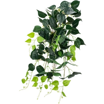 Northlight 34.75" Pothos Plant Artificial Spring Bush - Green 2 Northlight 34.75" Pothos Plant Artificial Spring Bush - Green - Image 2