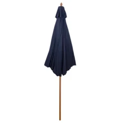 Northlight 9ft Outdoor Patio Market Umbrella With Wooden Pole, Navy Blue -Home Decor GUEST 3b3542c7 293e 4dfb a162 3b267758d93b
