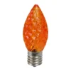 Northlight Pack Of 25 Faceted LED Orange C9 Christmas Replacement Bulbs