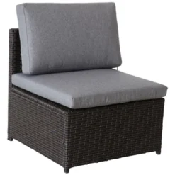 Northlight 4-Piece Savannah Resin Wicker Outdoor Patio Modular Sectional Set With Cushions -Home Decor GUEST 3c2cffb2 c9d6 4cf0 9169 22562b17a33c