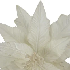 Northlight 24" Cream Glittered Poinsettia Christmas Stem Spray 6 Northlight 24" Cream Glittered Poinsettia Christmas Stem Spray -Home Decor GUEST 3cbf2aed fb02 425c bbb0 b8ed3969ebc8
