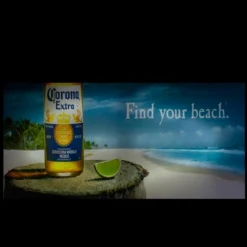 Northlight 23.5" Corona Beer Tropical Beach Scene Lighted Canvas Wall Art -Home Decor GUEST 3fa5c0cf 5110 489a aa22 2a3a99838426