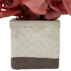 Northlight Real Touch™ Brick Red Artificial Peperomia Plant In Square Lattice Designed Pot - 7 " 10 Northlight Real Touch™ Brick Red Artificial Peperomia Plant In Square Lattice Designed Pot - 7 " -Home Decor GUEST 41b1fdc8 0673 475a 94ee 87d1199be7a1