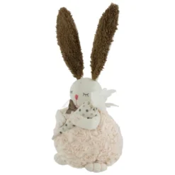 Northlight 14" Beige And Brown Plush Easter Bunny Rabbit Holding A Carrot Spring Figure -Home Decor GUEST 41b62310 4518 4824 87eb fdafd921363c