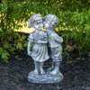 Northlight 12.5" Peck On The Cheek Outdoor Garden Statue
