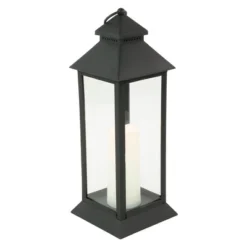 Northlight 15" LED Battery Operated Black Lantern With Flameless Candle 7 Northlight 15" LED Battery Operated Black Lantern With Flameless Candle -Home Decor GUEST 42a78e5d 017c 4832 a806 8b42d9e1851e