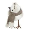 Northlight 6.25" Winter Dressed Bird Tabletop Christmas Decoration