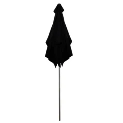 Northlight 10' X 6.5' Outdoor Patio Market Umbrella With Hand Crank - Black -Home Decor GUEST 435a089c ca47 4e4f 9737 d7270bba3ffd