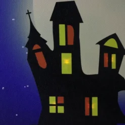 Northlight Fiber Optic And LED Lighted Witch In The Moon Halloween Canvas Wall Art 12" X 15.75" -Home Decor GUEST 43e8d6c6 78e1 47d5 b103 2d64894bc3ba